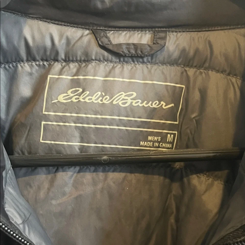 Eddie Bauer Men's Black Down Puffer Jacket